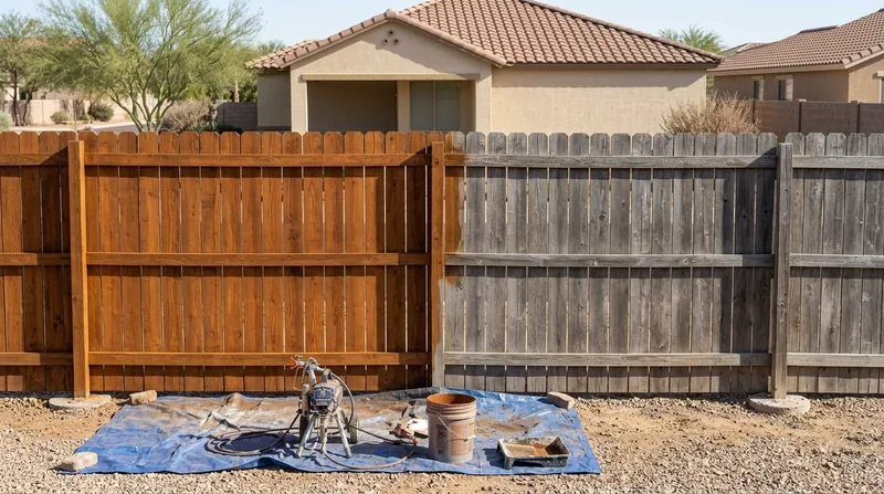 Fence Staining & Restoration Chandler
