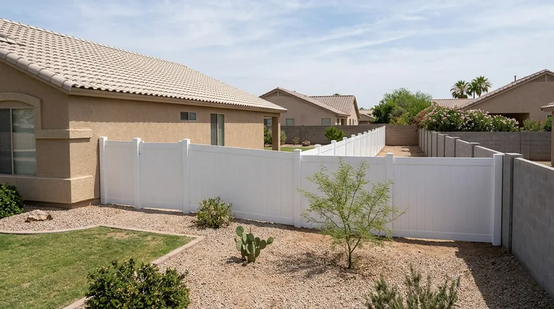 Vinyl & PVC Fence Installation Chandler
