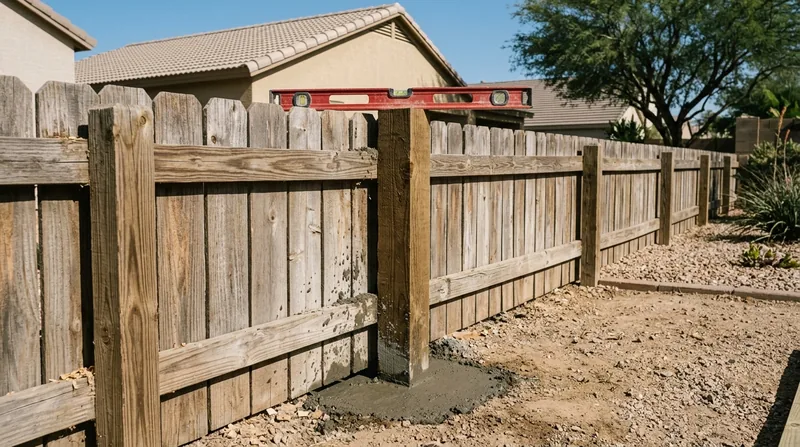 Fence Post Repair & Replacement Chandler